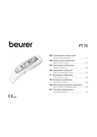 Notice BEURER FT 70 Termometreler