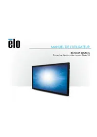 Notice ELO 2495L Moniteur
