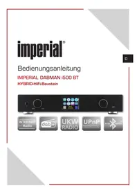 Notice Telestar DABMAN I500 BT Radio