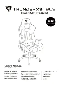Notice ThunderX3 BC3 Chaise de jeux