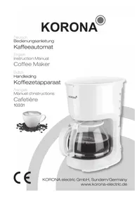Notice KORONA 10331 Coffee machine