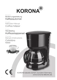 Notice KORONA 10330 Coffee machine