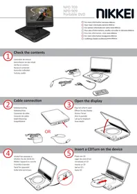 Notice NIKKEI NPD707 Lecteur DVD portable