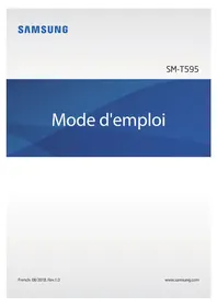 Notice SAMSUNG GALAXY TAB A8 Tablette