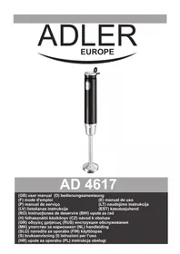 Notice CAMRY AD 4617 Mixer