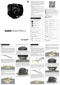 Notice Be Quiet! DARK ROCK PRO 4 Ventirad pour processeur