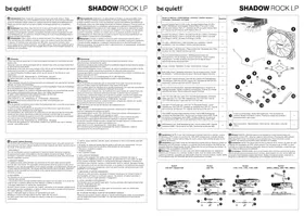 Notice Be Quiet! SHADOW ROCK LP Ventirad pour processeur