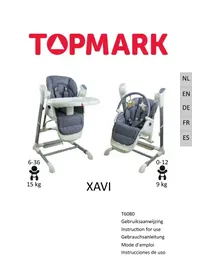 Notice Topmark XAVI Chaise haute