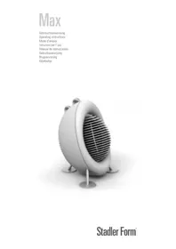 Notice STADLERFORM MAX Chauffage