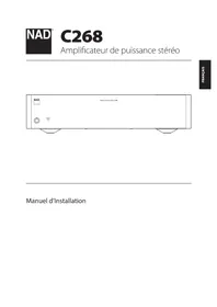 Notice NAD C 268 Recepteur