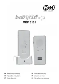 Notice Hartig & Helling MBF 8181 Moniteurs pour bébé
