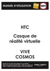 Notice HTC VIVE COSMOS Paire de lunette VR