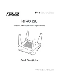 Notice ASUS AIMESH AX6100 Juhtmevaba ruuter