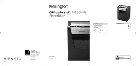 Notice KENSINGTON K52077AM Destructeur de document