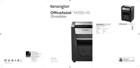 Notice KENSINGTON K52078AM Destructeur de document