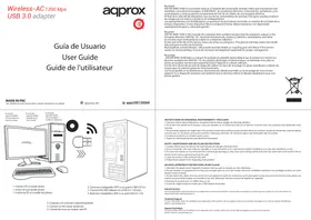 Notice Approx APPUSB1200MI Carte réseau / adaptateur