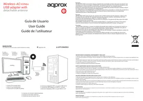 Notice Approx APPUSB600DA Carte réseau / adaptateur