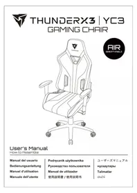 Notice ThunderX3 YC3 Chaise de jeux