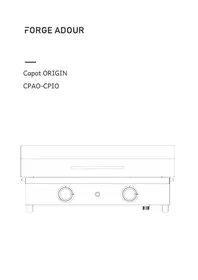 Notice FORGE ADOUR ORIGIN CPAO 60 Barbecue