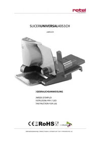 Notice ROTEL U4051CH Trancheuse
