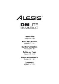 Notice ALESIS DM LITE Tambour ordinateur