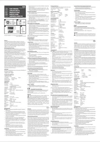 Notice Pentatech FD20 Détecteur de mouvements