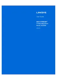 Notice LINKSYS MAXSTREAM MR8300 Ruuter