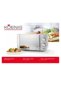 Notice KOENIG B01106 Four à micro-ondes