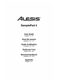 Notice ALESIS SAMPLEPAD 4 Tambour ordinateur