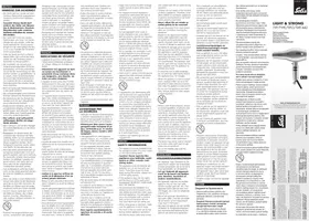 Notice Solis LIGHT & STRONG 422 Sèche cheveux