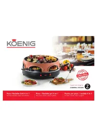 Notice KOENIG B02236 Plaque de grill