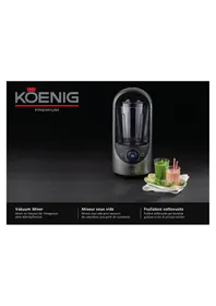 Notice KOENIG B04307 Mixeur plongeant