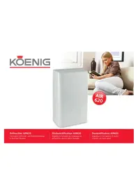 Notice KOENIG AIR620 Déshumidificateur