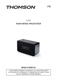 Notice THOMSON CL301P Radio reloj