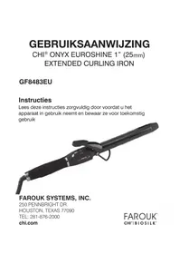 Notice CHI ONYX EUROSHINE Lisseur