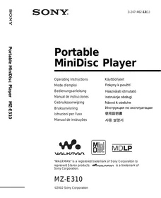 SONY MZ-E310 - MiniDisc-Player