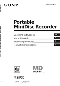 MZ-R30 SONY