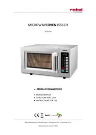 Notice ROTEL U1551CH Four à micro-ondes