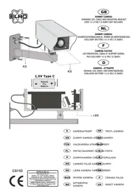 Notice ELRO CS11D Caméra de surveillance