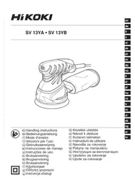 Notice HiKOKI SV13YB șlefuitor