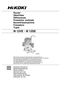Notice HiKOKI M12VE Fräsmaschine