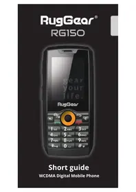 Notice RugGear RG150 Telefon