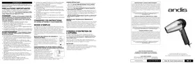 Notice Andis RC2 Sèche cheveux