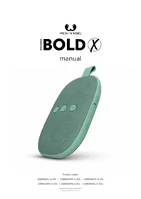 Notice FRESH N REBEL ROCKBOX BOLD X Station d'acceuil