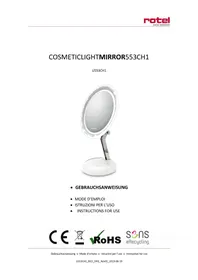 Notice ROTEL U553CH1 Mirroir
