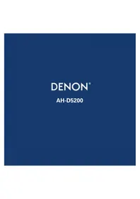Notice DENON AHD5200 ヘッドホン
