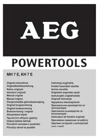 Notice AEG MH 7 E Marteau