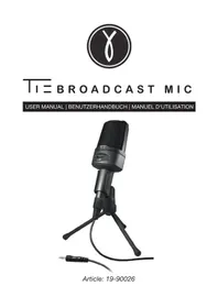Notice TIE Audio BROADCAST MIC Microphone