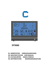 Notice Cresta DTX690 Station Météo