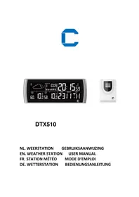 Notice Cresta DTX510 Station Météo